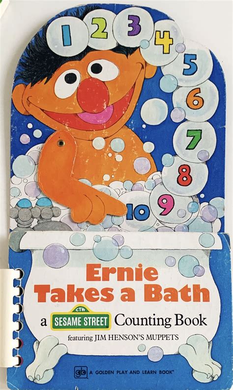 Ernie Is Going To Take A Bath And Of Course He’ll Need Certain Important Things To Take With