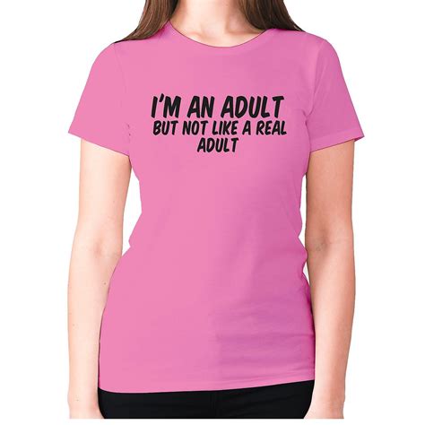 Womens Grappig T Shirt Slogan Tee Dames Nieuwigheid Humor Ik M Een