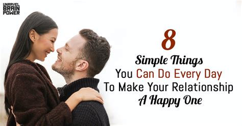 8 Simple Things To Do In A Relationship To Make Your Relationship Happy