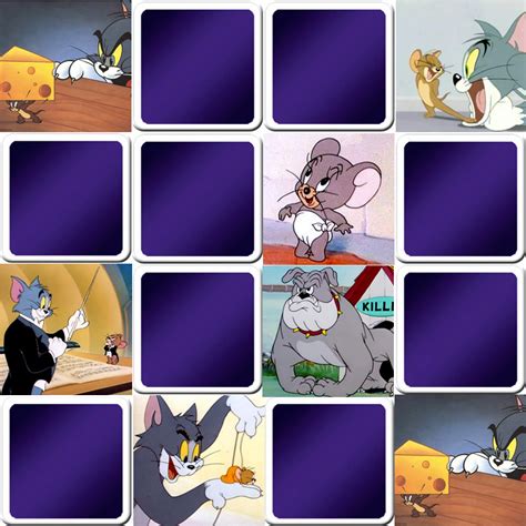 Tom's pursuit of jerry and their unending clashes often end up in chaos. Great memory game for kids - Tom and Jerry - Online and ...