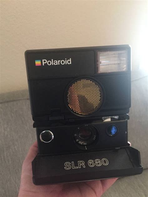 Polaroid Slr 680 In Very Good Condition Focus Camera Slr Polaroid