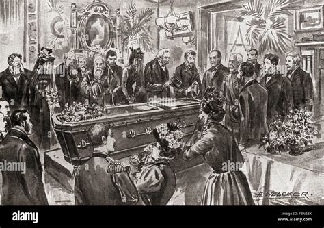 The Death Of Benjamin Harrison In 1901 Scene In The Parlor Of The