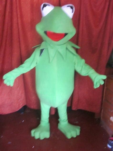 Kermit The Frog Mascot Costume Adult By Adultmascotcostumes