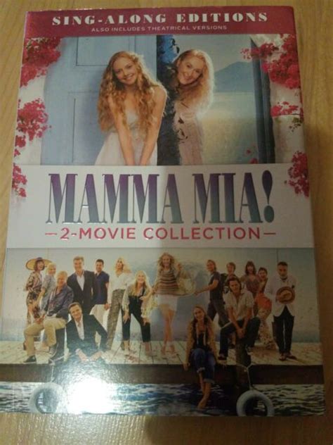 Mamma Mia 2 Movie Collection Sing Along Edition Unopened Dvd Ebay