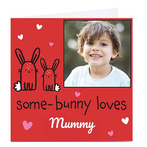 Buy Personalised Juniper And Rose Valentines Day Card Some Bunny Loves