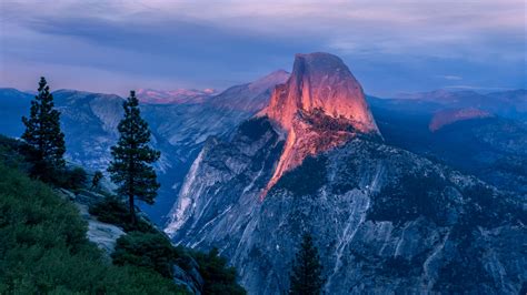 Download Wallpaper 3840x2160 Mountain Peak Sky Yosemite