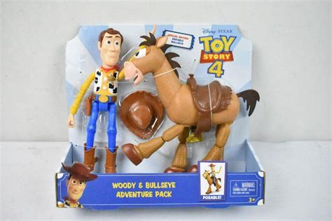 Disney Pixar Toy Story Woody And Bullseye 2 Pack Figures New