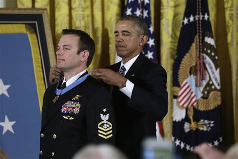 Navy Seal Receives Medal Of Honor For Afghan Rescue Mission