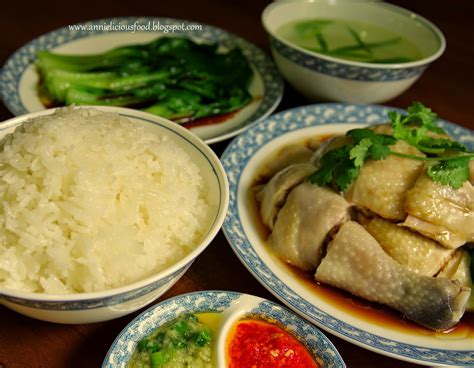 Hainanese chicken rice is a hainanese cuisine originally created in hainan region of southern china, adapted by hainanese chinese migrants in southeast asian. Annielicious Food: Hainanese Chicken Rice (海南鸡饭) - (AFF ...