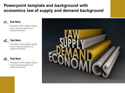 Powerpoint Template And Background With Economics Law Of Supply And