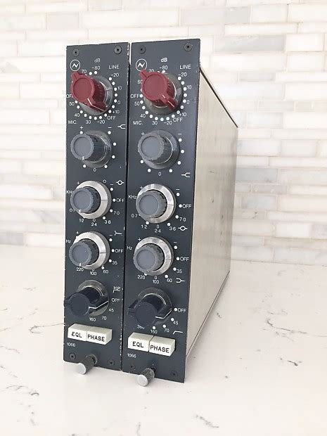 Neve 1066 Mic Line Input Module With 3 Band Eq Stereo Pair Reverb