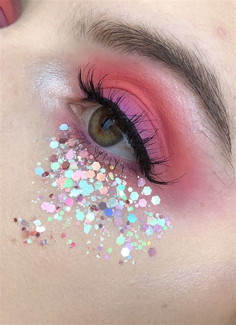 Pink Glitter Princess Festival Makeup Hannah Amethyst