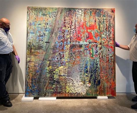 The Value Gerhard Richters Us15m Abstract Painting Up For Auction To