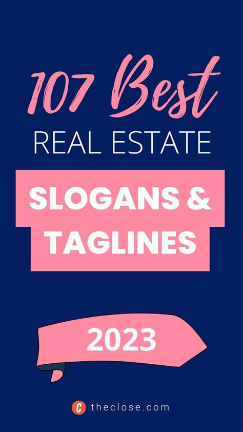107 Best Real Estate Slogans Taglines Slogan Generator Real