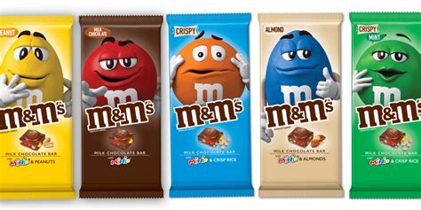 These New Mandms Stuffed Chocolate Bars Come In Five Different Flavors