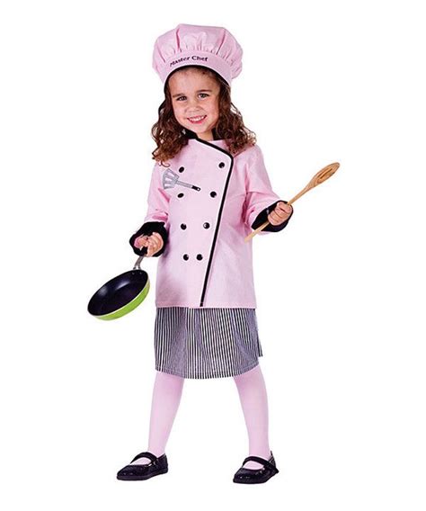Pink Master Chef Dress Up Set Kids Chef Dress Little Girl Dress Up