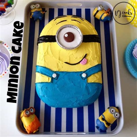Here's a mouthwatering collection of minion cake designs offering a wide variety of scrumptious cake flavors from decadent chocolate chip to fresh banana. VJ cooks minion cake easy DIY kids birthday cake-#birthday #cake #Cooks #DIY #easy #kids #minion ...