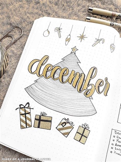 December Bullet Journal Christmas Spreads That You Need In Your Bujo