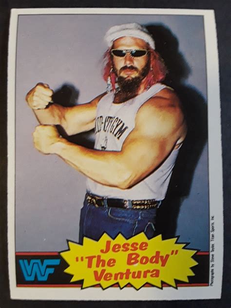 1985 O Pee Chee Jesse The Body Ventura 11 Wwf Wrestling Card Rare