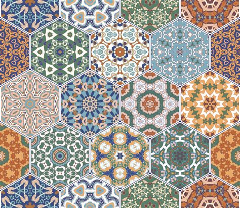 Bright Seamless Pattern Tiles Stock Vector Illustration Of Decorative