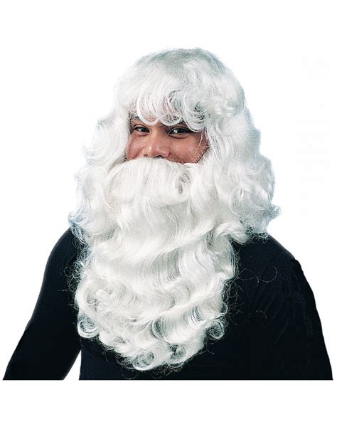 Deluxe Santa Wig And Beard Costume Accessory