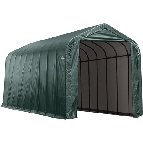 Shelterlogic Peak Style Garagestorage Shelter — 28ftl X 15ftw X 12ft