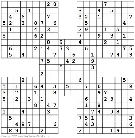 1001 Hard Samurai Sudoku Puzzles En 2020 Sudokus Juegos Juegos En