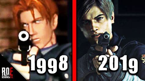 Resident Evil 2 Remake Then And Now Tribute Youtube