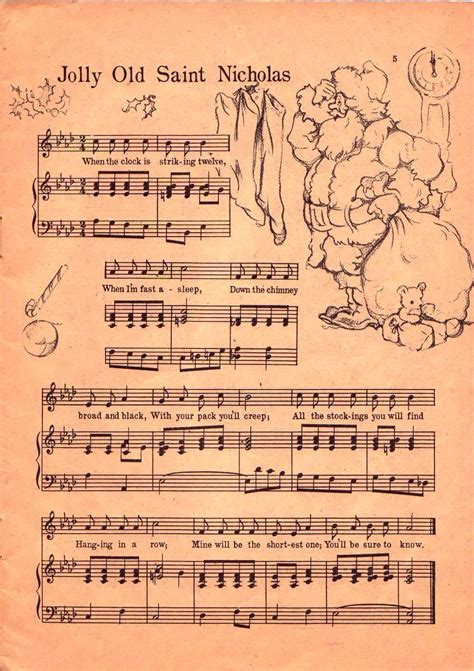 Jingle bells, little santa claus, silent night and other classics are available to liven up this wonderful holiday season. Maximum Embellishment: CHRISTMAS SHEET MUSIC - VINTAGE IMAGE