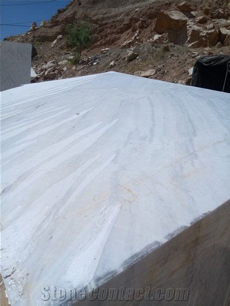 Bianco Persia Marble Quarry Blocksiran White Marble From China