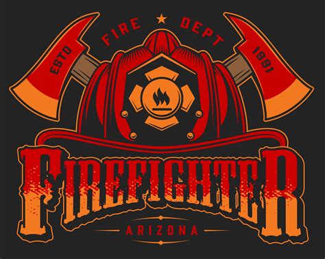 Firefighter Logo Design At Design
