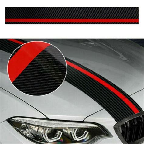 Personalize Your Car With 5d Carbon Fiber Racing Stripes Decal Wrap