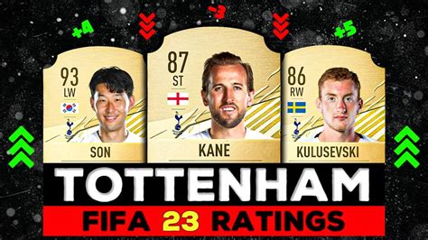 Tottenham Player Ratings In Fifa 23 😱🔥 New Version In Description Youtube