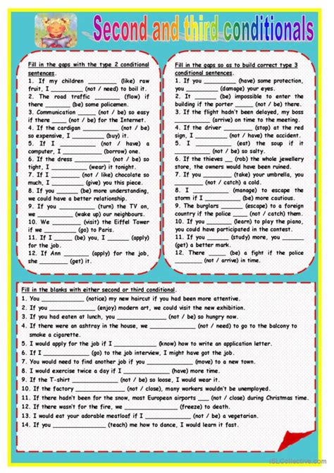 Second And Third Conditionals English Esl Worksheets Pdf And Doc