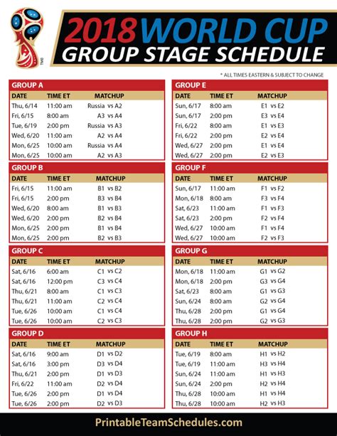 printable world cup schedule pdf