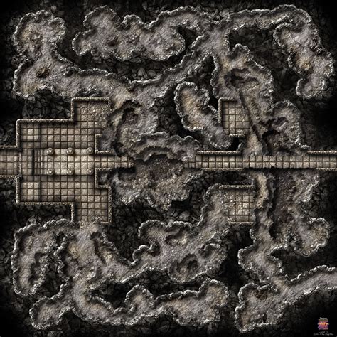 Deep L B Into The Depths Nogrid Vtt By Zatnikotel On Deviantart Dungeon Maps Fantasy Map