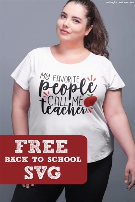 Free My Favorite People Call Me Teacher Back To School Svg Cut File