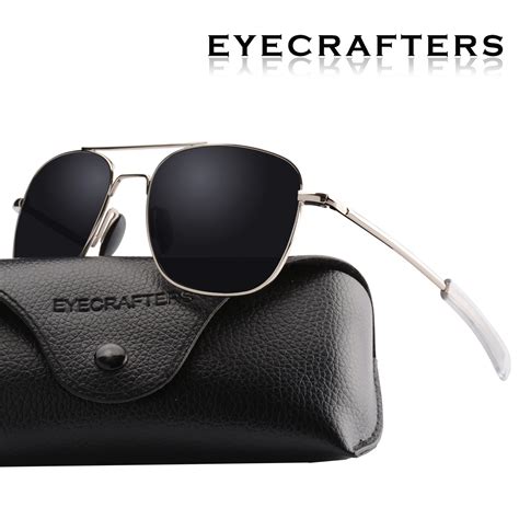 Buy Eyecrafters Brand Designer Polarized Sunglasses Mens Pilot Military