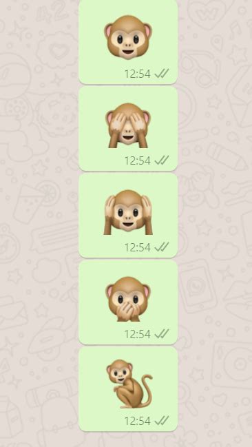 ¿qué Significan Los Monos De Whatsapp