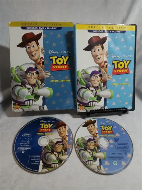 Toy Story Two Disc Special Edition Blu Ray Dvd Combo W Slipcover 4