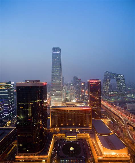 Beijing Central Business District Photograph By Eric Gregory Powell