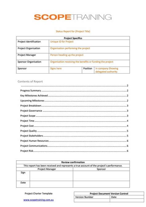 40 Project Status Report Templates Word Excel Ppt For Work
