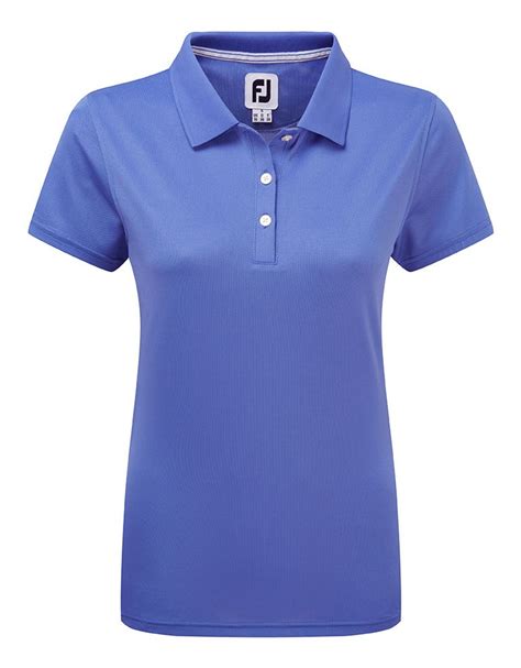 footjoy ladies stretch pique solid polo shirt golfonline