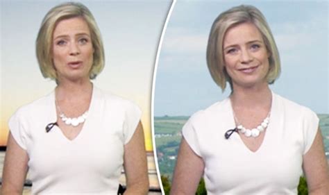 Bbc Weather Sarah Keith Lucas Stuns In White Blouse For Forecast Tv