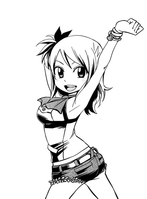 I put them all with this little doodle of lucy and a lamppost. Lucy Heartfilia Manga Colouring | Fairy Tail Amino