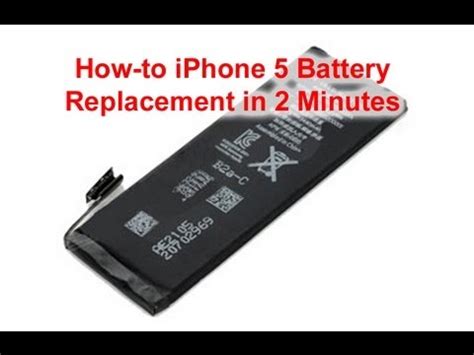 Couple days ago, apple released its new iphone x, iphone 8/8 plus. iPhone 5 Battery Replacement Done in 2 Minutes - YouTube