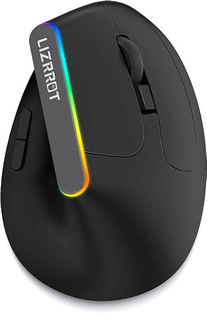 Lizrrot Wireless Ergonomic Mouse Rgb Vertical Mouse800