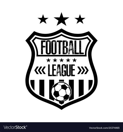 Soccer Logo Template Design Royalty Free Vector Image