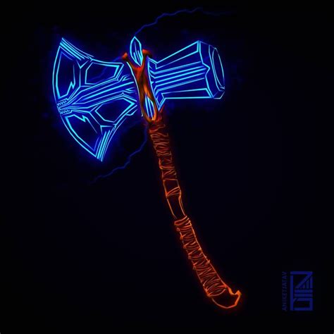 Neon Thor Wallpapers Wallpaper Cave