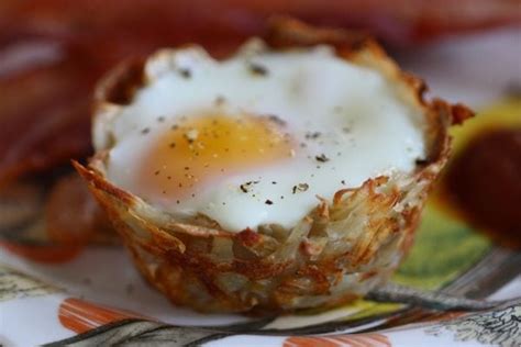 In a large nonstick skillet, heat butter over medium heat. Egg and Cheese Hash Brown Nests - A Cozy Kitchen